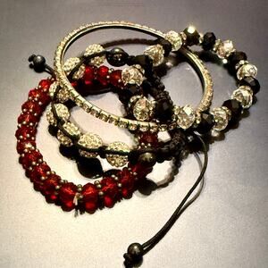 Sparkly Bunch of Bracelets